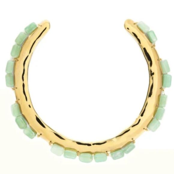 JIL SANDER embellished cuff necklace, New with dust bag and box - Picture 11 of 11